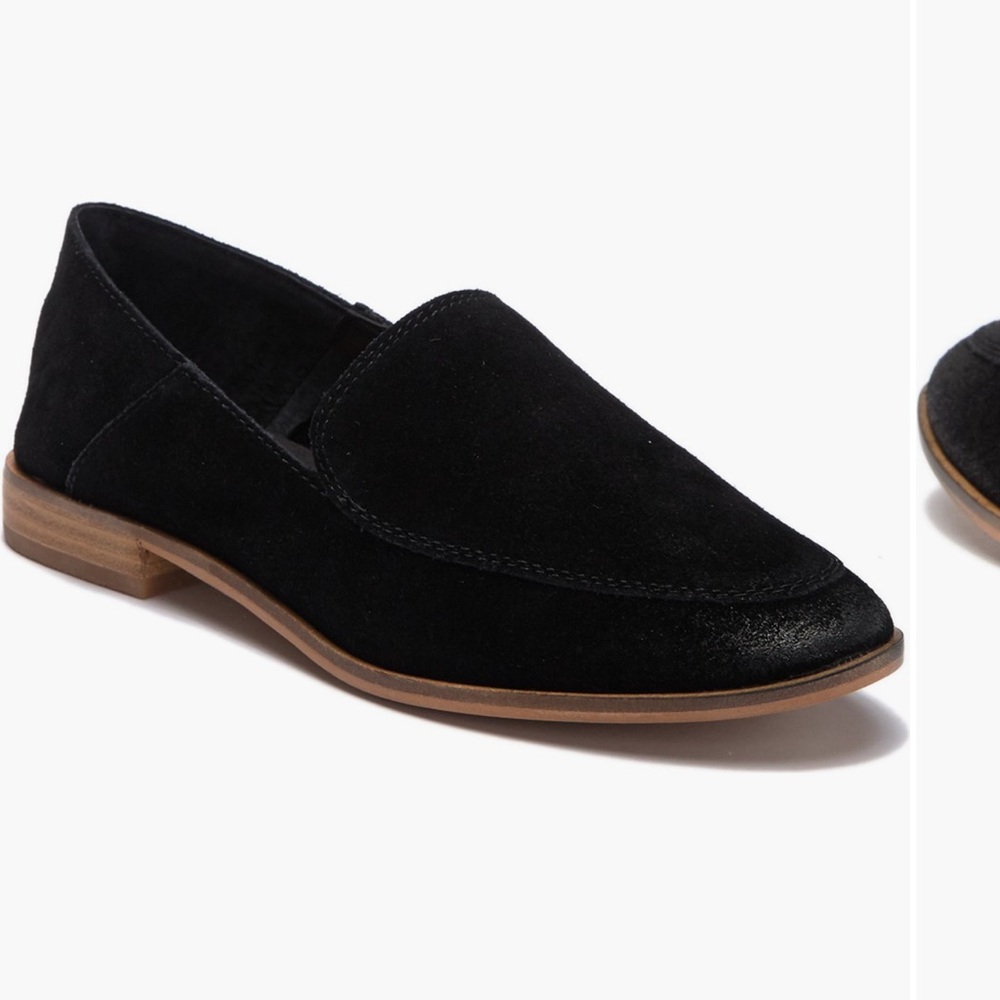 Women's anthracite color Suede Loafers
